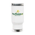The Pickleball Institute Stainless Steel Travel Mug with Handle, 14oz