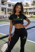 The Pickleball Institute Women's Crop Tee