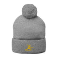 TPI Pom-Pom Knit Cap (Embroidery)