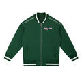 Rinky Dink Contrast Piping Zip Bomber Jacket